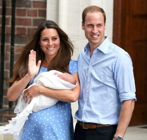 Kate with baby